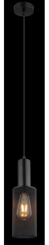Pendul design industrial JEDD negru 10cm