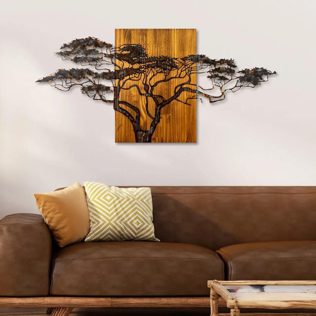 Accesoriu decorativ de perete din lemn Acacia Tree - 329-A