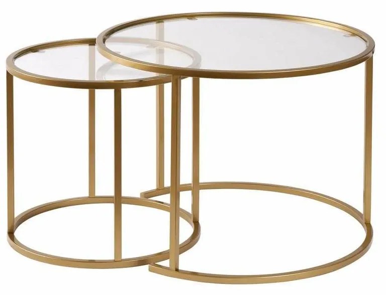 Set de măsuțe de cafea Aurum Gold 60 cm, 2buc.