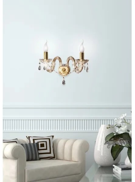 Aplică perete MARIA TERESA 2xE14/40W/230V