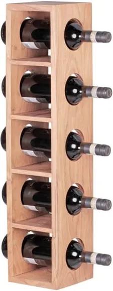 Suport din lemn masiv de acacia pentru sticlele de vin Skyport Brisa