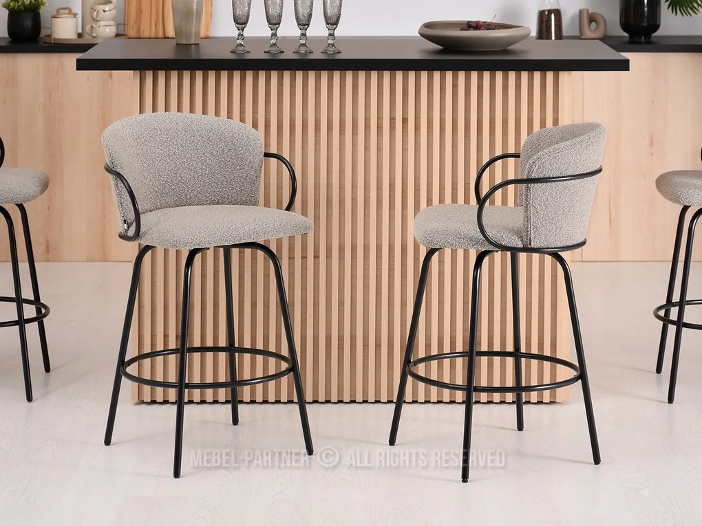 Scaun Sofia (bej deschis + negru). 1110747
