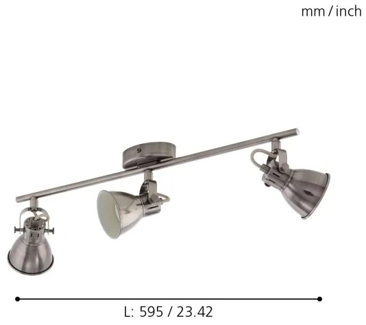 Eglo 96554 - LED Lampa spot SERAS 3xGU10/3,3W/230V