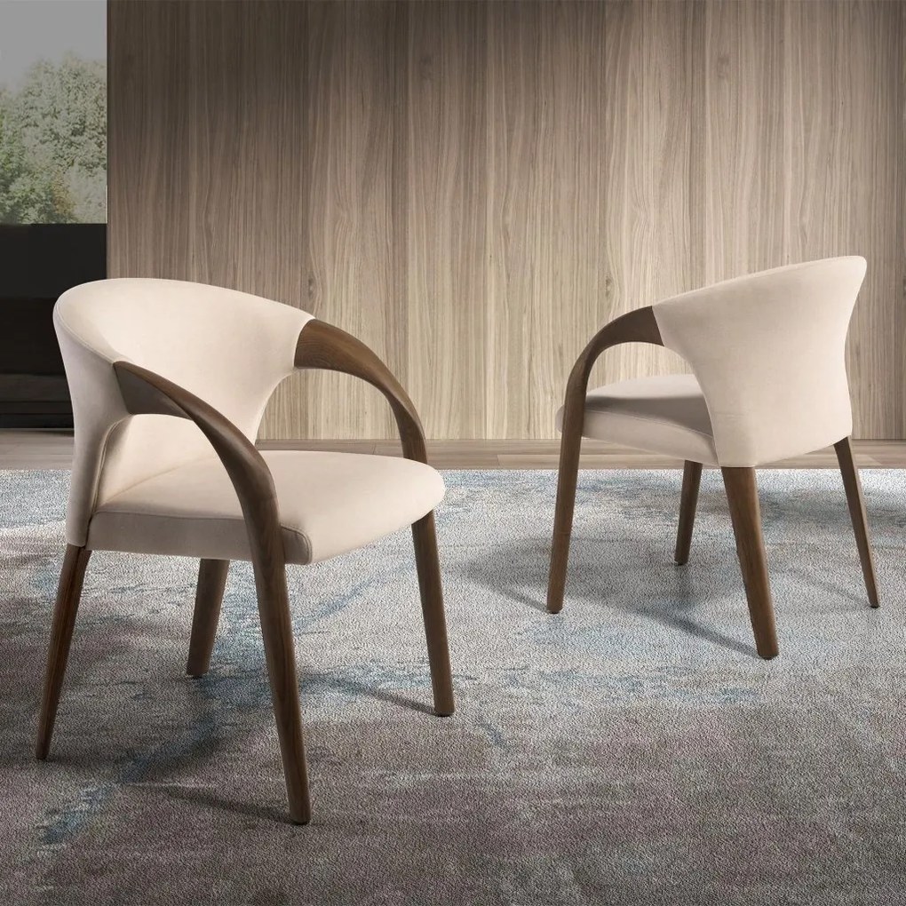 Scaun modern stil avangardist Cream