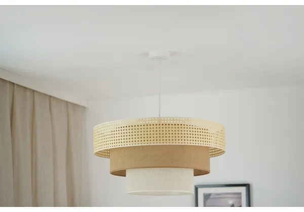 Brilagi - Lustr CEDAR LUNETA 1xE27/15W/230V pr. 60 ratan maro/crem