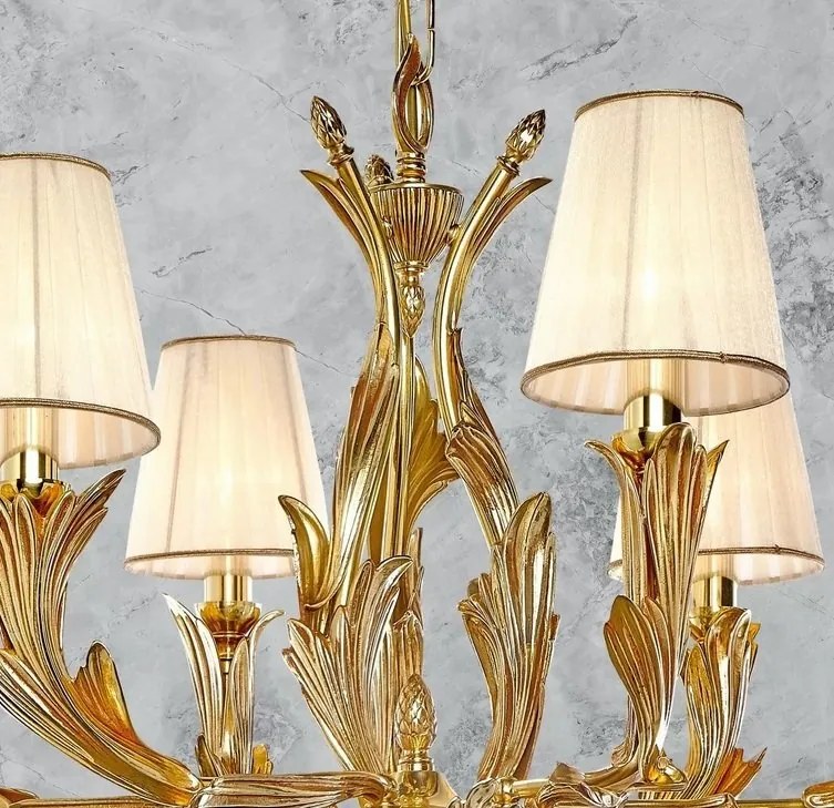 Candelabru 6 brate LUX realizata manual Sibilla