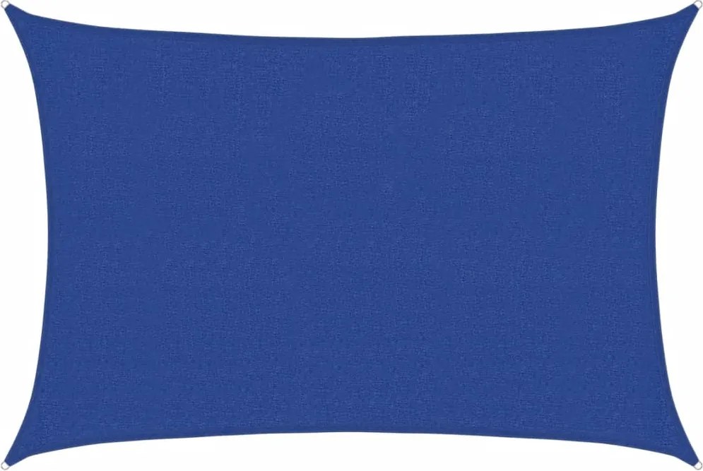 vidaXL Pânză parasolar, albastru, 2,5x3,5 m, HDPE, 160 g/m²