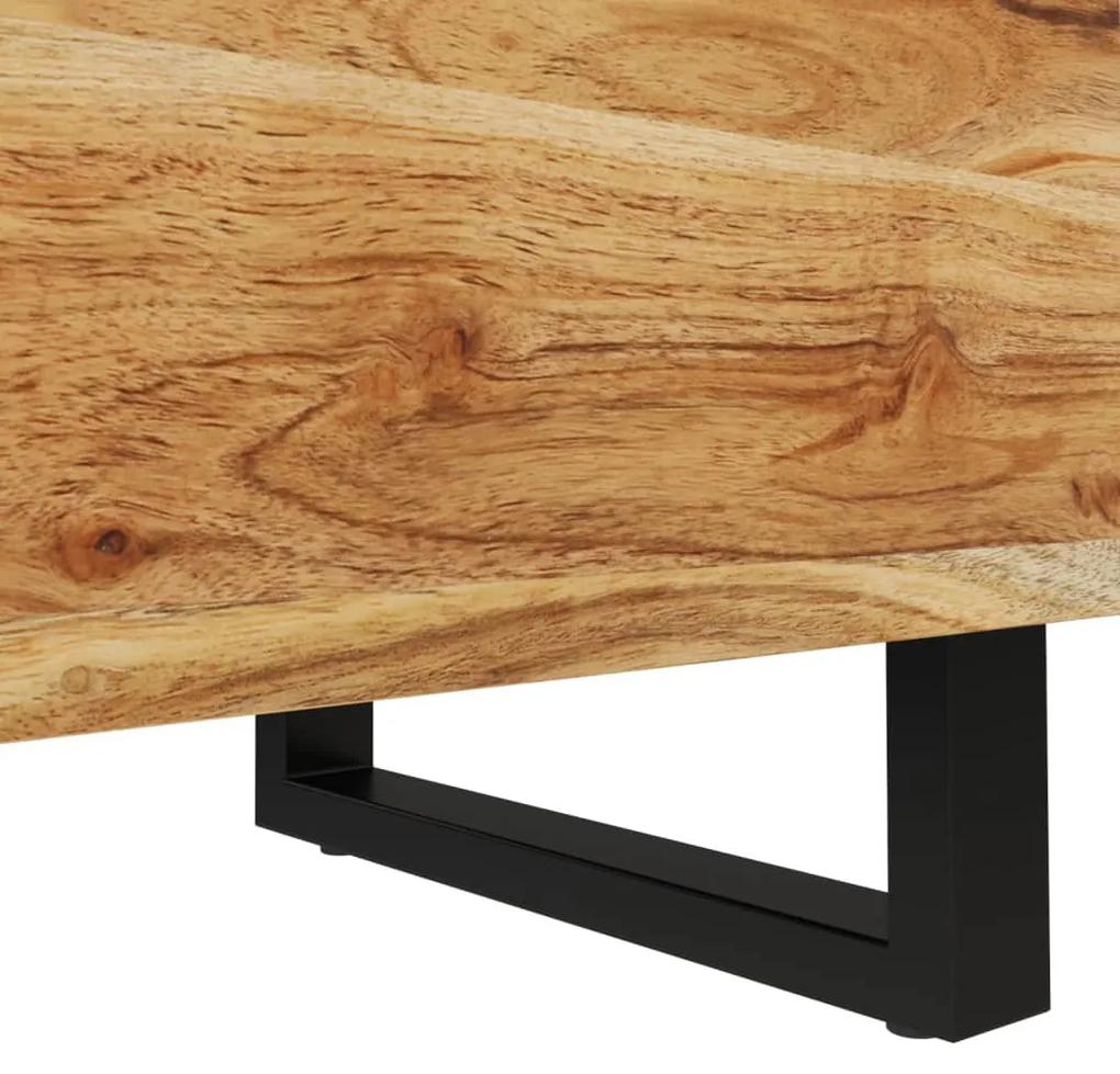 Noptiera, 40x33x46 cm, lemn masiv de acacia 1, lemn masiv de acacia