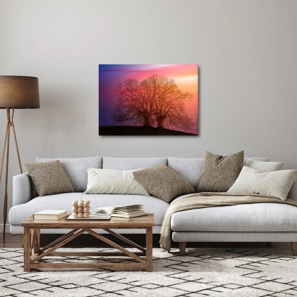 Tabloul pomilor în ceață (70x50 cm)