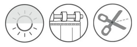 Perdea albă din voal 135x245 cm Flowers – Sehlbach