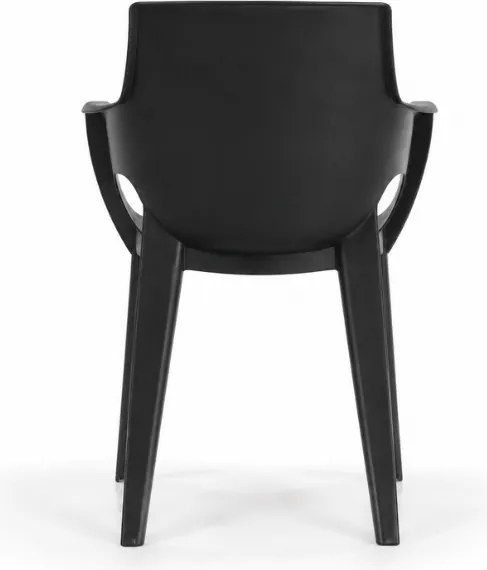 Scaun bucatarie pentru gradina HARTMAN IVY, negru