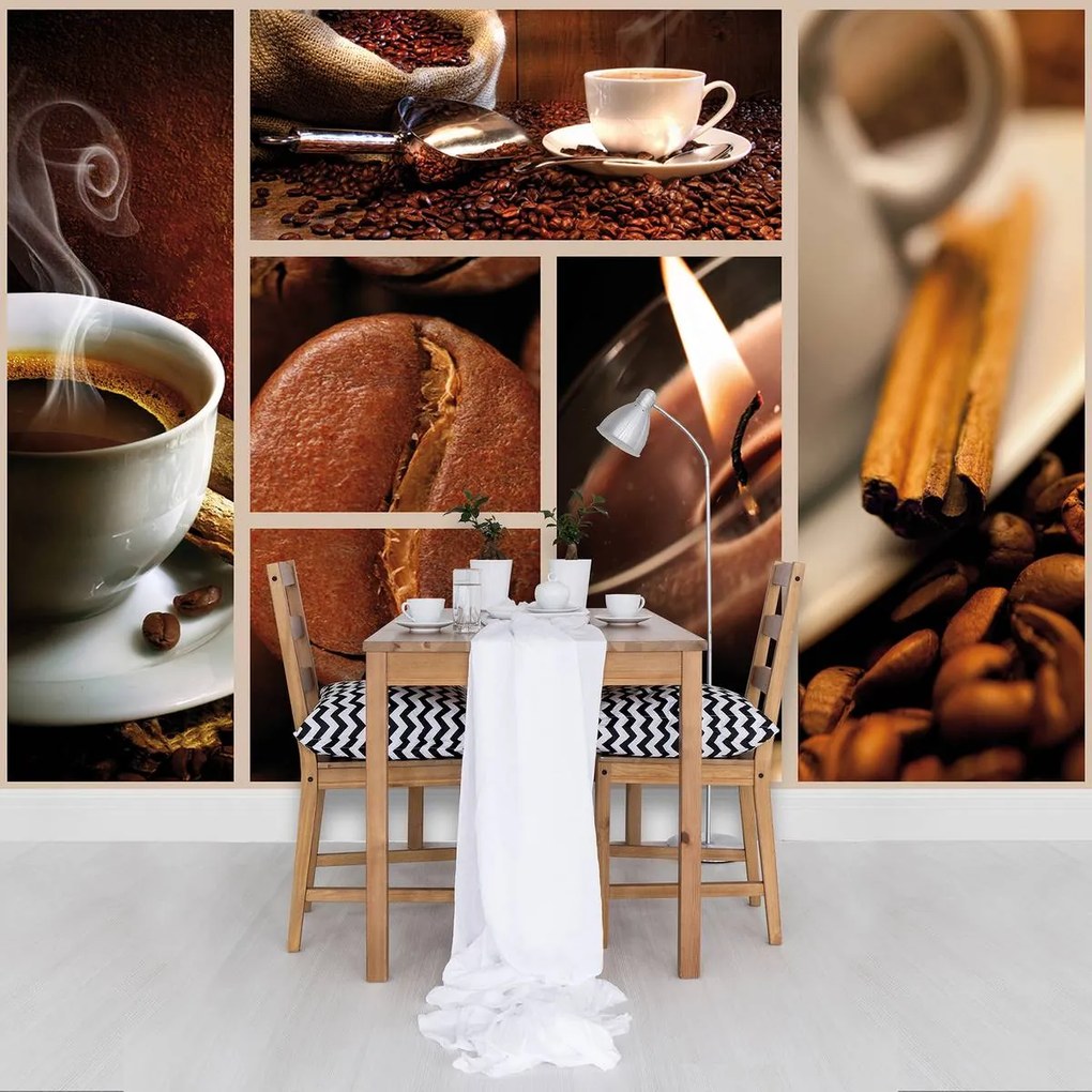 Fototapet - Boabe de cafea (254x184 cm)