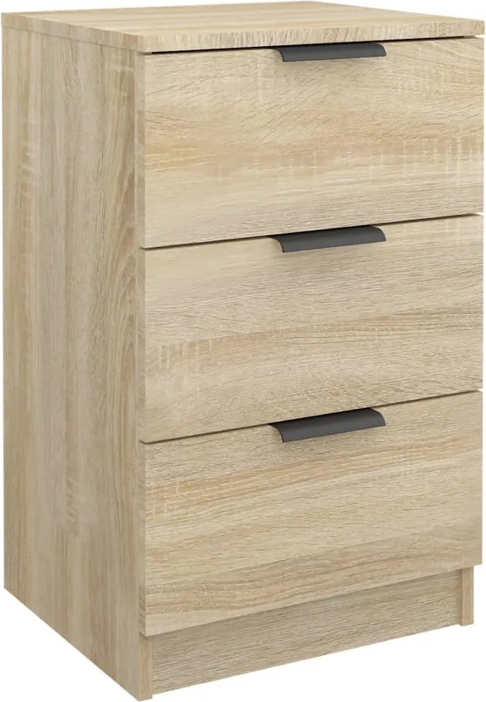 vidaXL Noptieră, stejar sonoma, 40x36x65 cm