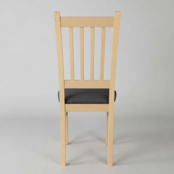 Scaun de masă SIMON fag/gri închis