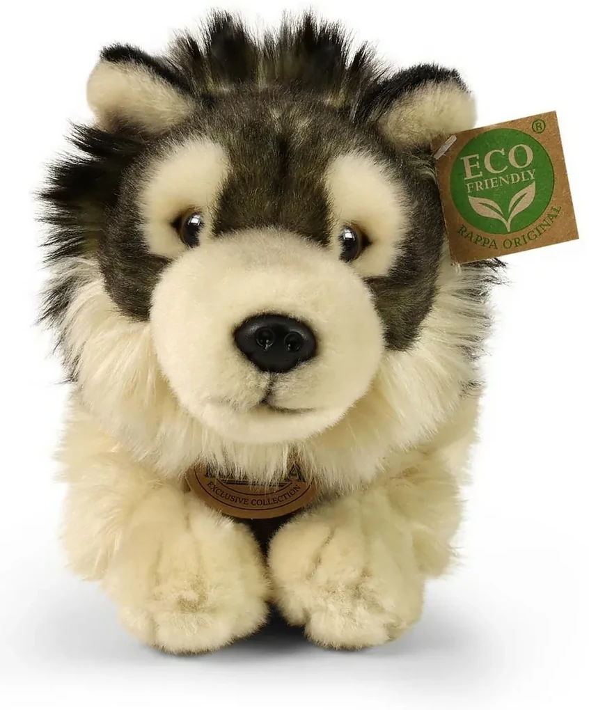 Lup de pluș Rappa culcat 32 cm ECO - FRIENDLY
