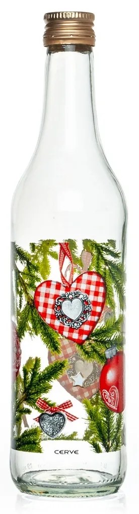 Sticlă cu dop Cerve Xmas Tree 0,5 l