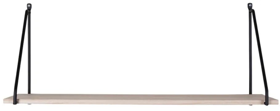 Raft din lemn masiv negru pavlovnia Arnhem - House Nordic