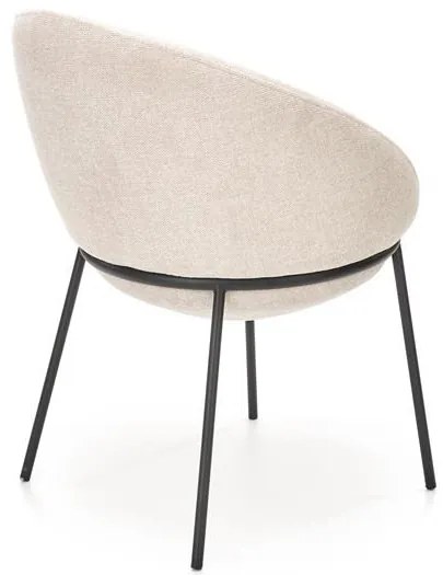 Scaun tapitat K482 bej