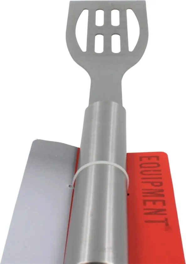 Spatulă grătar inox 43 cm, BBQ, cu fante, mâner ergonomic, rezistentă la temperaturi ridicate