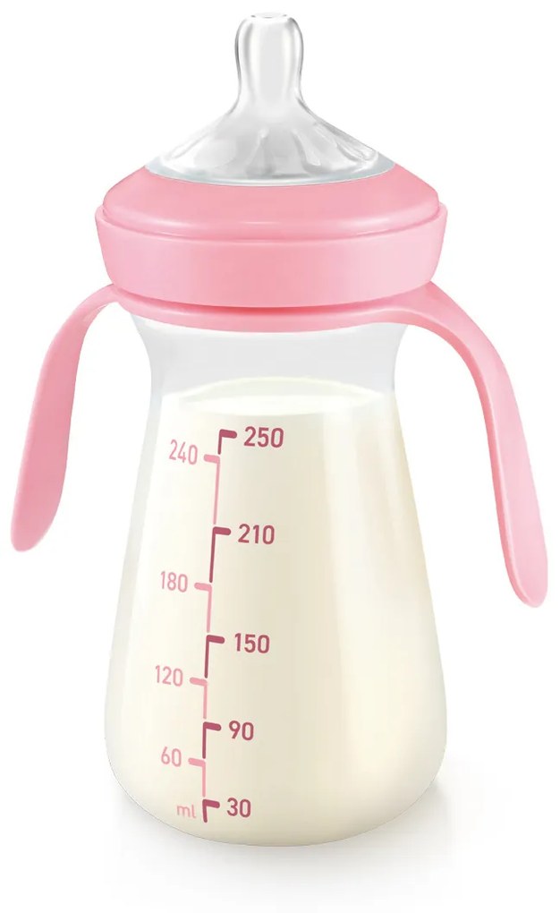 Sticlă Tescoma PAPU PAPI 250 ml, roz, 250 ml