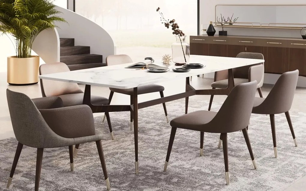Masă lemn masiv de dining Capella Personalizabilă - 300 cm