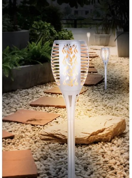 Corp de iluminat LED solar Globo 33077S SOLAR LED/3,6W/3V 1800K IP44 crom