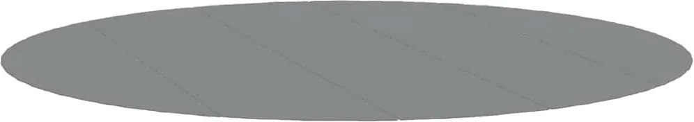 vidaXL Acoperire geotextil piscină, gri deschis, Ø550 cm, poliester