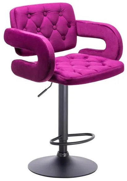 HR8403W Scaun Catifea Fucsia