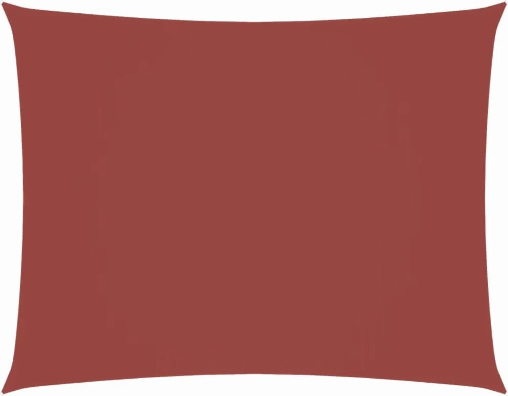 vidaXL Parasolar, cărămiziu, 2x3,5 m, țesătură oxford, dreptunghiular
