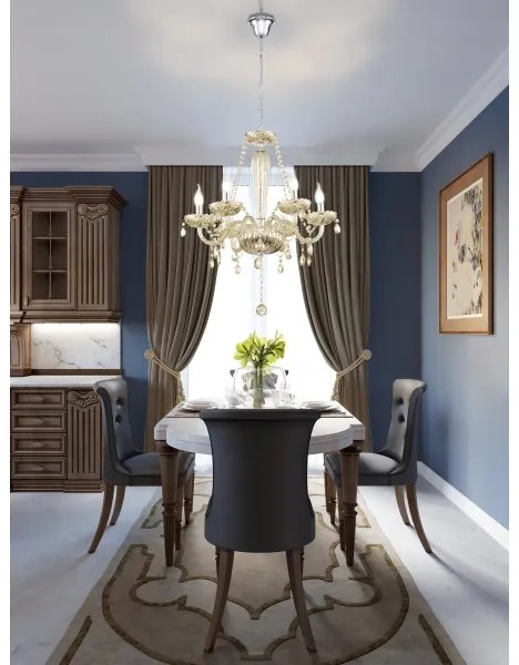 Eglo 39092 - Lustra BASILANO 6xE14/40W/230V