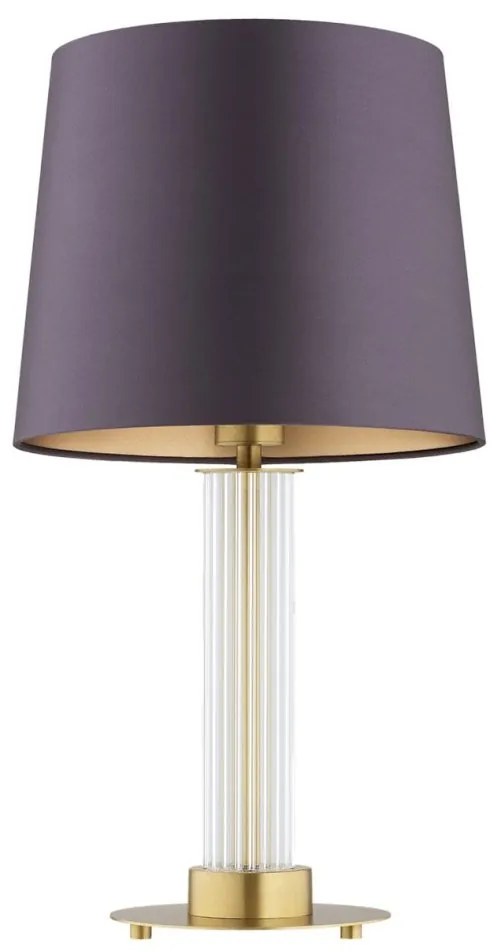 Veioza eleganta realizata din alama Hampton, pruna-violet