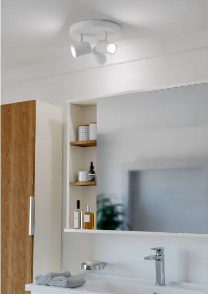 Eglo 901962 - Spot pentru baie CONSUMA, 3x GU10/5W/230V, IP44, alb