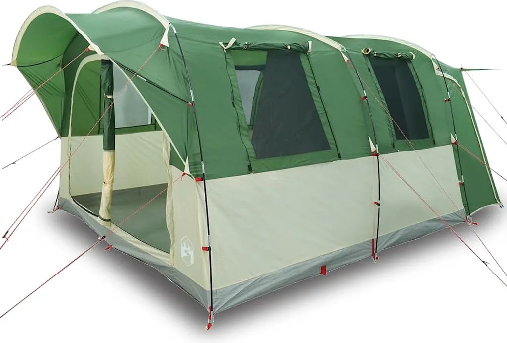 vidaXL Cort auto pentru 4 persoane, verde, impermeabil