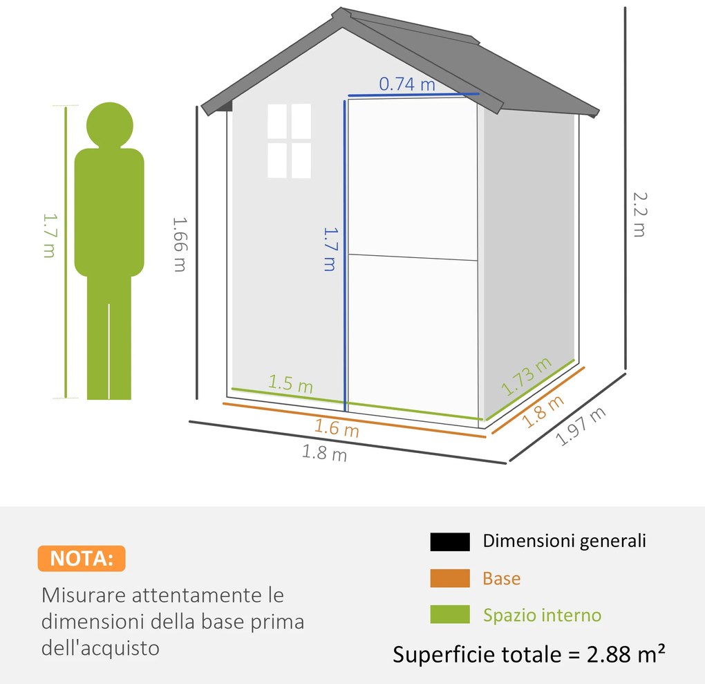 Outsunny Sopron de Lemn pentru Gradina de 6 x 6,5FT | Aosom Romania