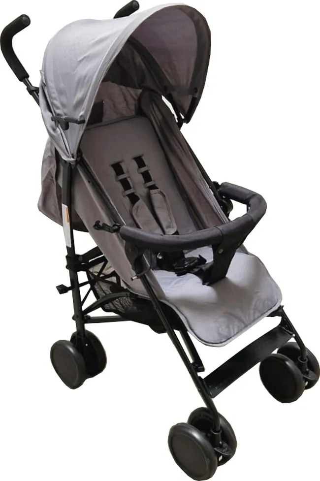 Carucior sport tip umbrela Baby Care™ PRO 818B, Spatar reglabil in 7 trepte, Pozitie somn, Amortizoare, Frana picior, Pliabil, Gri