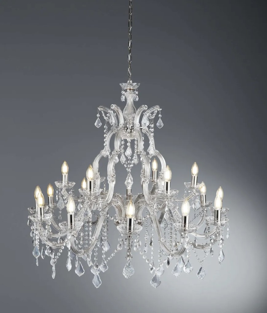 Candelabru XXL casa scarii design clasic Marie Theresea 18L 3314-18 SRT