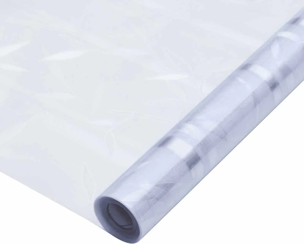 vidaXL Folie fereastră, 4 buc., mată, model bambus, PVC