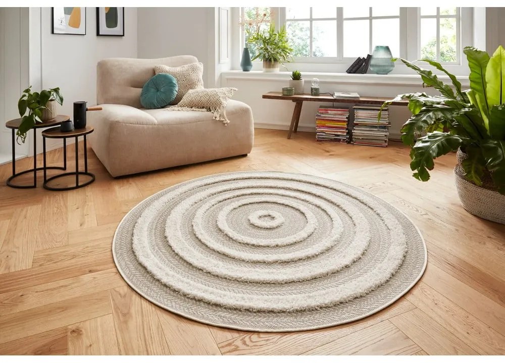 Covor Mint Rugs Handira Circle, ⌀ 160 cm, crem