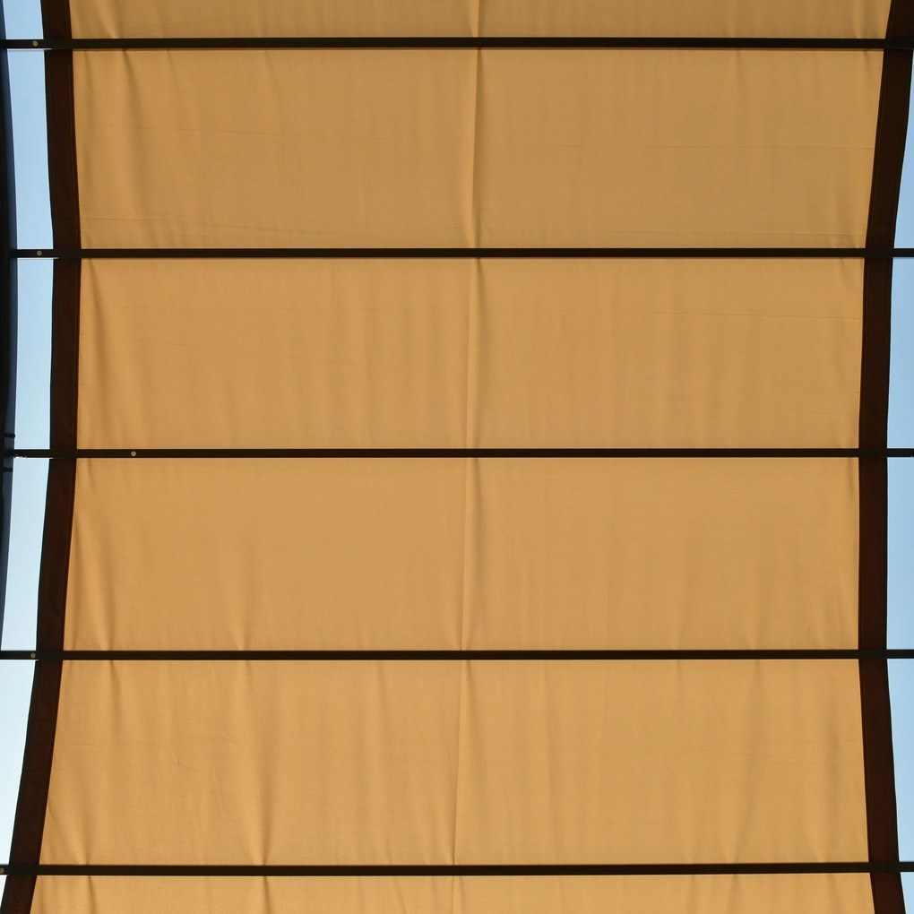 Outsunny, pergola de gradina cu panza glisanta, 295x245 cm | Aosom Ro