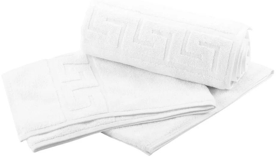 Set 2 prosoape, hotel Line, bedora, 50x90 cm, 100% bumbac cardat, 500 g/mp, alb, 2 piese