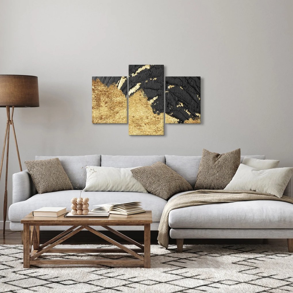 Tablou - Structura de aur N⁰1 (90x60 cm)