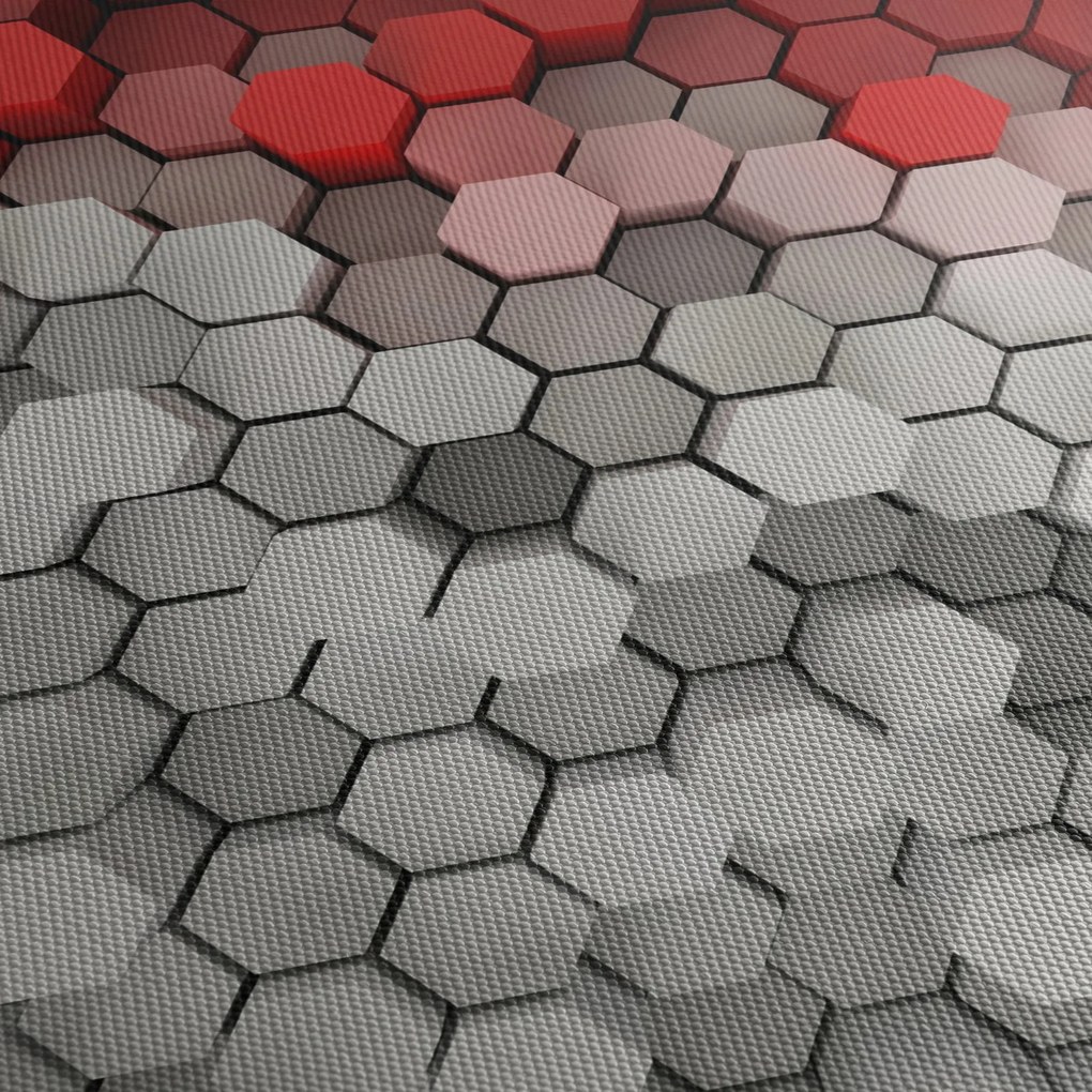Tablou - 3D hexagoane (90x60 cm)