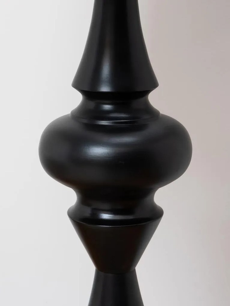 Lampa de masa, cu abajur din bumbac, Fusilli