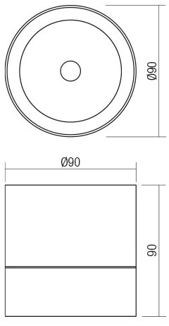 Redo 90627 - Spot de exterior LED SHAFT, 13 W, 230 V, IP65, antracit