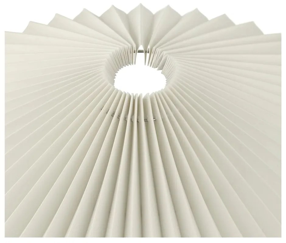 Veioză albă-argintie cu intensitate reglabilă cu abajur textil (înălțime 36 cm) Taite – Blomus