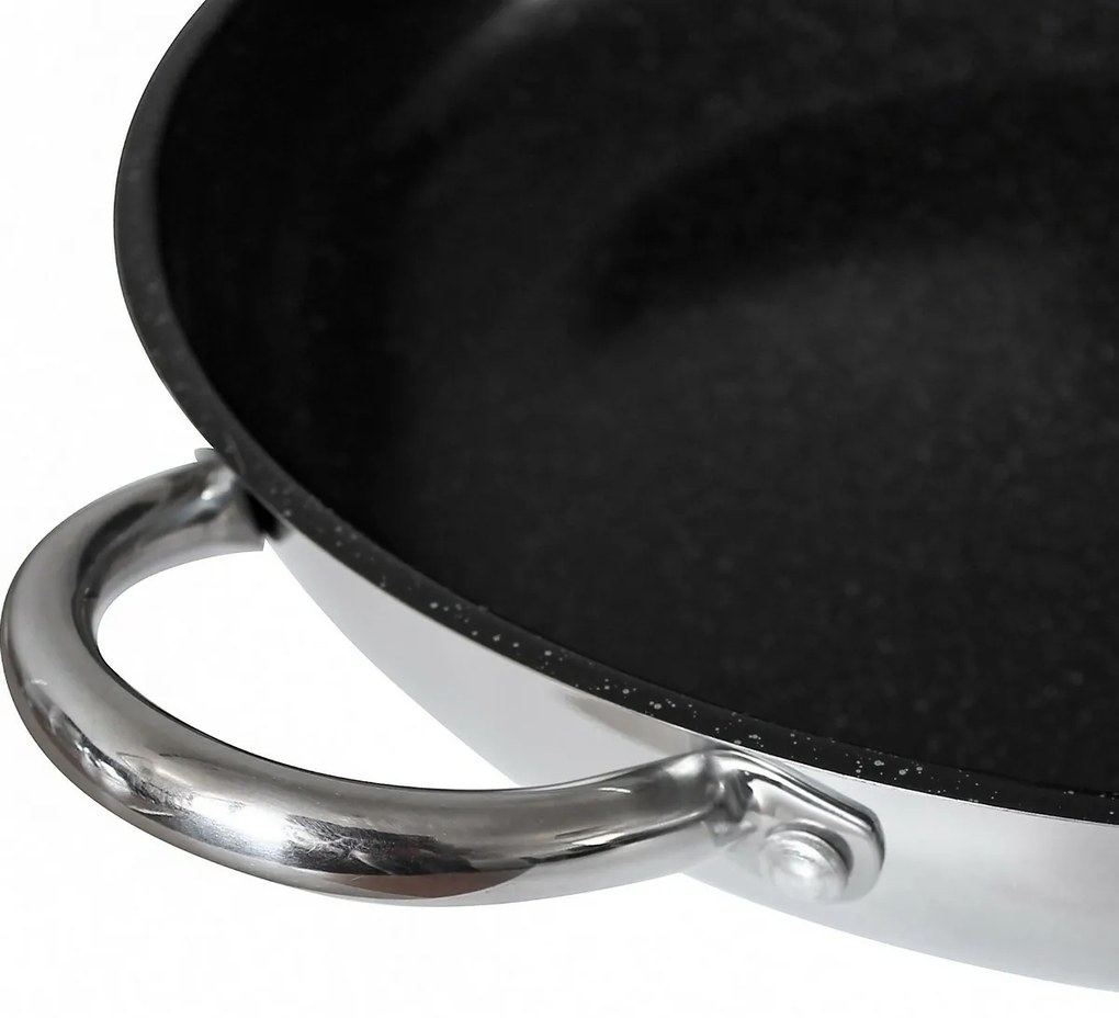Elo 24542 Tigaie cu mâner auxiliar Profi ThermPlatinum 32 cm, 32 cm
