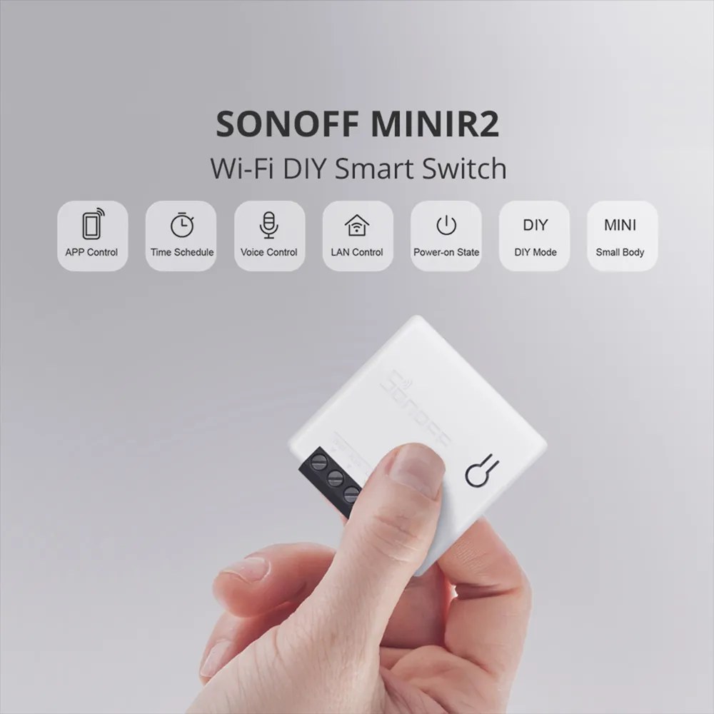 Switch Smart Wifi Mini-R2, 10A, Sonoff