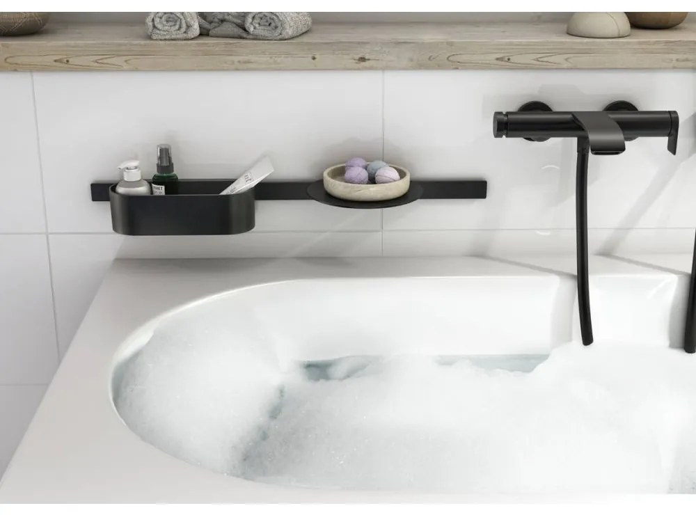 Set accesorii baie culoare negru mat Hansgrohe WallStoris 27966670