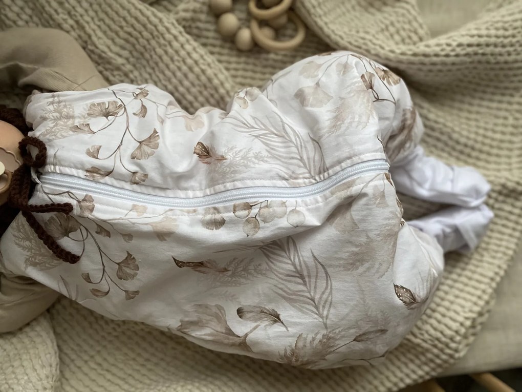 Sac de dormit cu picioare, bumbac 1 Tog, Peony Dreamland, XS, 6 - 12 luni