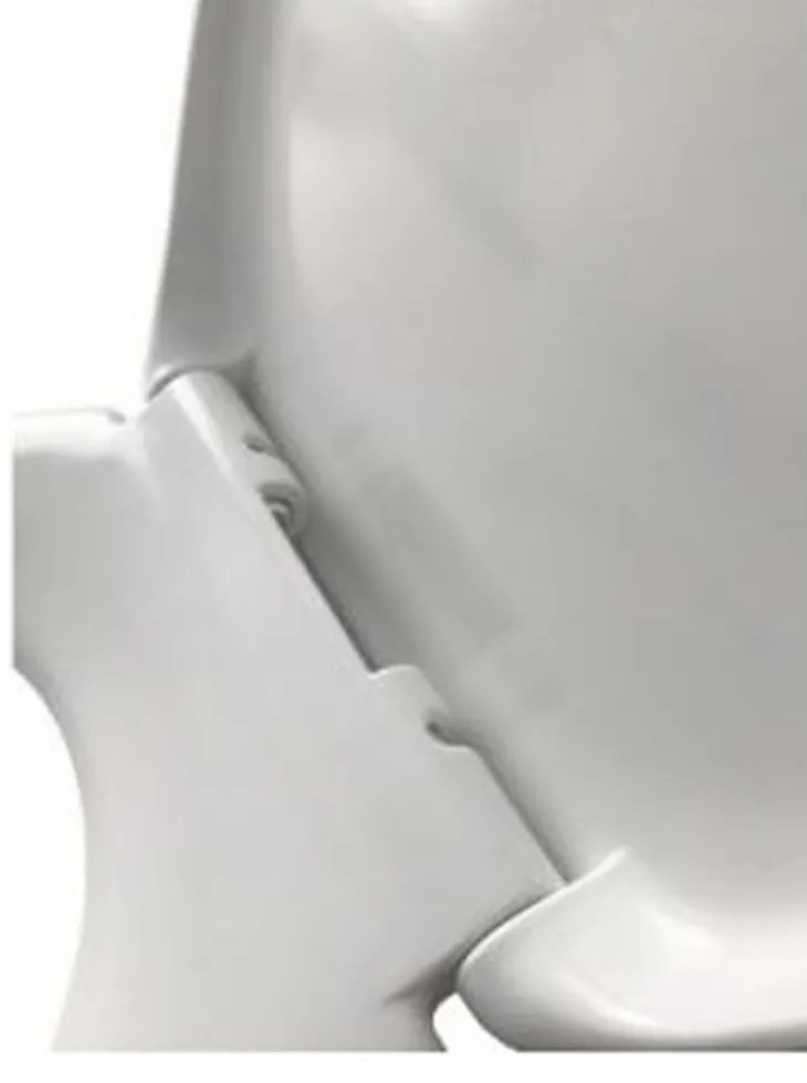 MILA Mila Scaun de toaletă din duroplastic alb